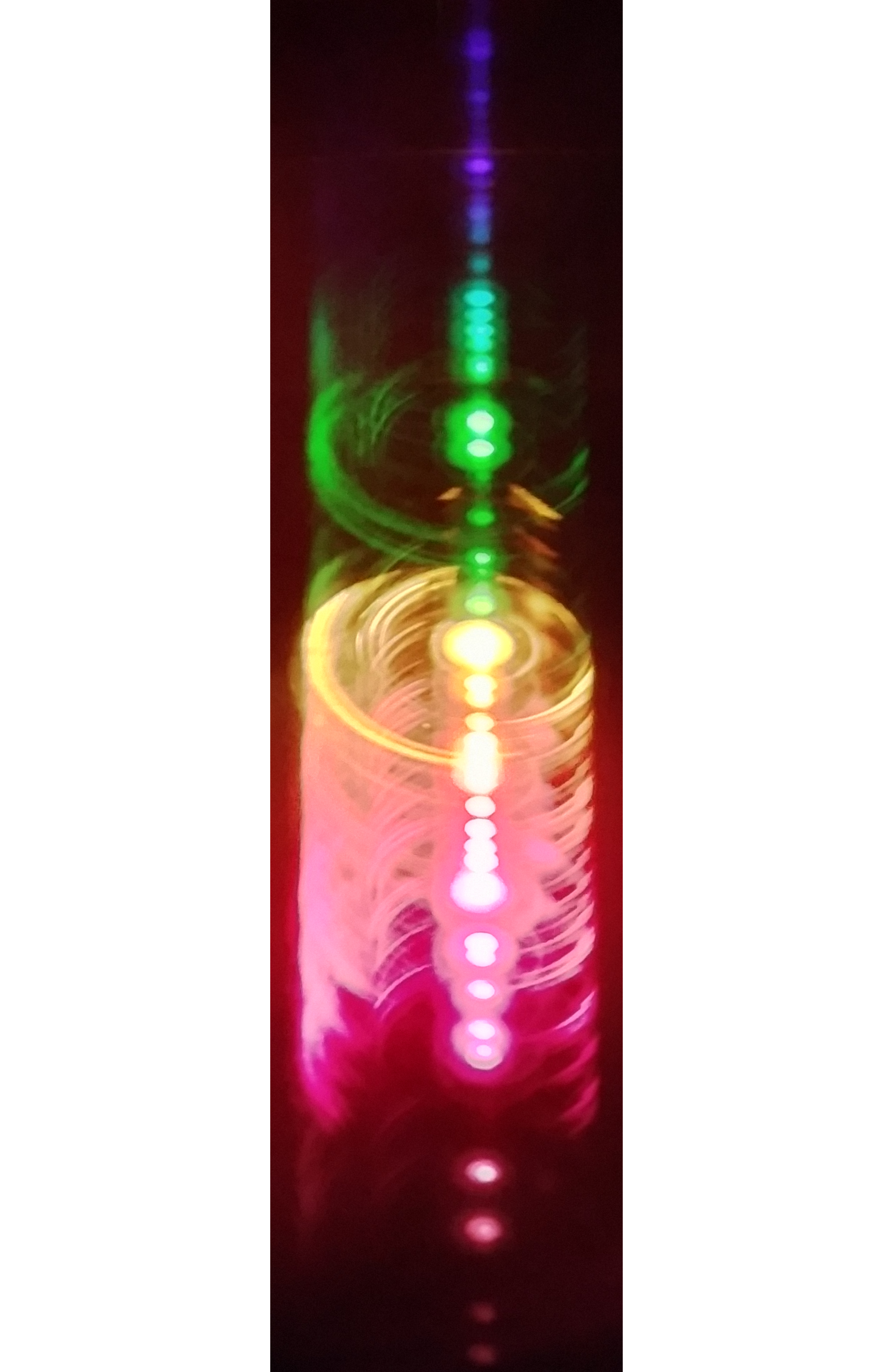 Fluorescence spectra captured from a Ag hollow cathode lamp